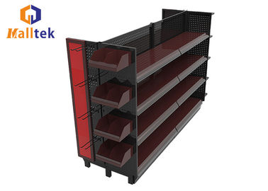 Professional Design Supermarket Gondola Shelving , Gondola Display Stands European Style