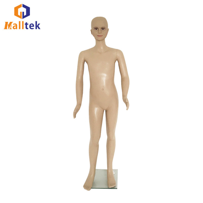White Full Body Child Mannequin Plastic For Clothing Display Show Window