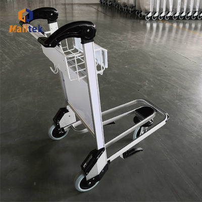 Aluminum Alloy Airport Luggage Trolley For Intermational Airport