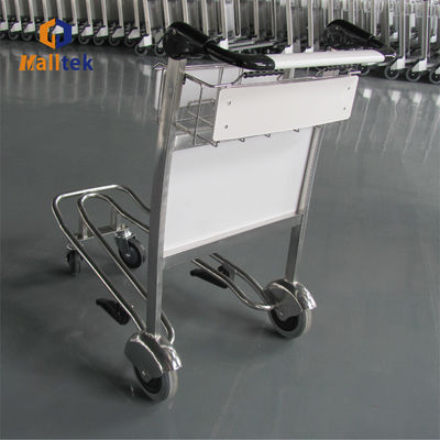Stainless Steel Airport Trolley With Four Wheels