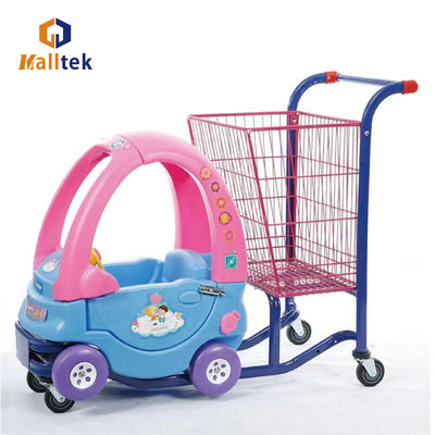 Cute Baby Shopping Trolley With Basket For Supermarket