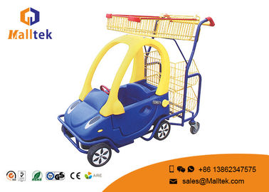 Kids Child Small Supermarket Shopping Trolley Cartoon Stable Funny Design