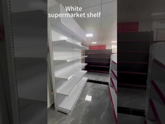 Heavy Duty Supermarket Gondola Rak Modern Tinggi rak yang dapat disesuaikan